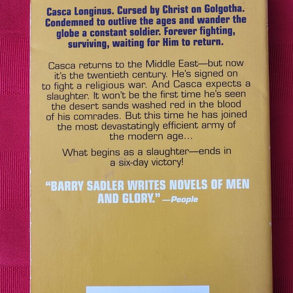 VINTAGE 1988, CASCA, SOLDIER OF GIDEON, BOOK #20, ORIGINAL PRINTING!!! - Picture 2 of 2